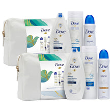 Load image into Gallery viewer, Dove Gently Nourishing Beauty Bag Gift Set, Bodywash, Lotion &amp; APA with Washbag