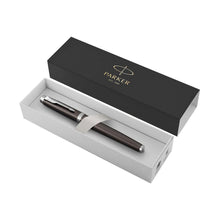 Load image into Gallery viewer, Parker IM Rollerball Pen Dark Espresso Fine Point Black Ink Gift Box
