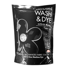 Load image into Gallery viewer, DYLON Wash &amp; Dye Fabric Dye, Intense Black, 2 Packs of 350g