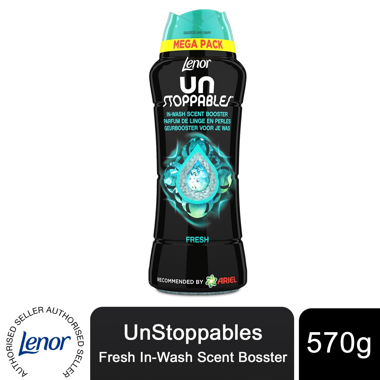 Lenor Unstoppables Fresh In Wash Scent Booster Beads 570g