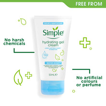 Load image into Gallery viewer, Simple Water Boost Hydrating Gel Cream, 50ml