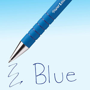 Paper Mate Ballpoint Pens InkJoy 1.0mm Flexgrip Ultra Retractable Blue 36 Pc
