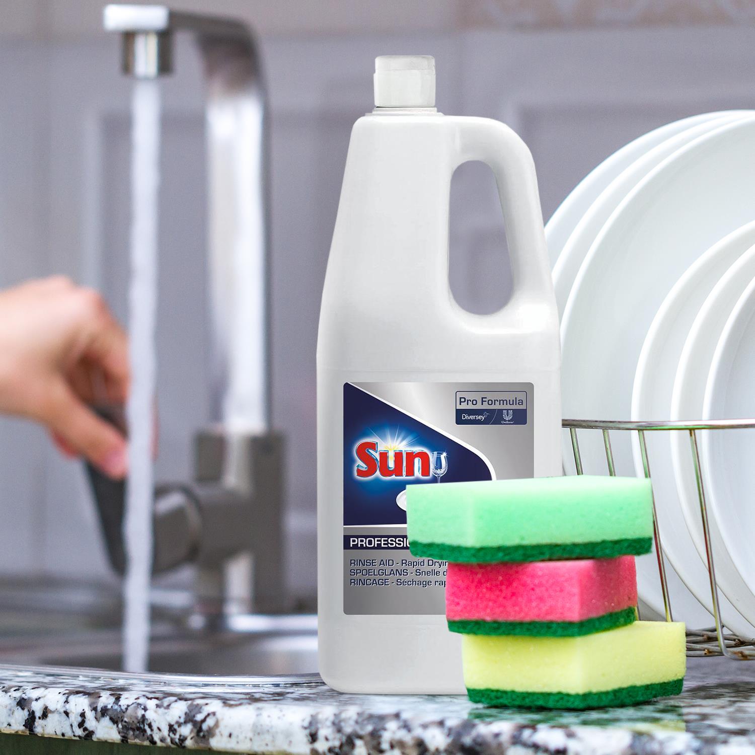 Sun Rinse Aid Sun Pro Formula Professional Dishwasher Rinse Aid Concentrate 2 Litre ...