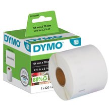 Load image into Gallery viewer, DYMO Labels Self Adhesive LW Multi-Purpose 320 Easy-Peel 54 mm x 70mm
