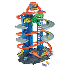 Load image into Gallery viewer, Hot Wheels T-Rex Ultimate Garage with 2 Cars &amp; PK5 Diecast &amp; Toy Cars (Assorted)