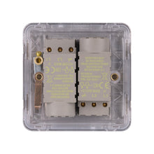 Load image into Gallery viewer, Schneider Electric Lisse Screwless 2 Gang 2 Way Dimmer Switch 250W Mocha Bronze
