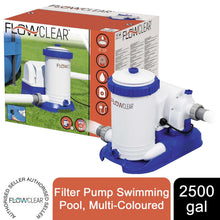 Load image into Gallery viewer, Bestway Flowclear Swimming Pool Filter Pump, 330gal, 530gal, 800gal Or 2500gal