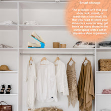 Load image into Gallery viewer, Haven Space Saver Shoe Rack Organisers, Standard Size - Blue