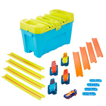 Load image into Gallery viewer, Hot Wheels PK5  Mini Toy Cars (Assorted) &amp; Track Builder Multi-Lane Speed Box