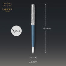 Load image into Gallery viewer, Parker Sonnet Ballpoint Pen Premium Metal 18K Gold Nib Black Ink Gift Box