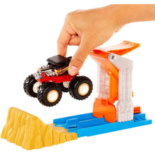Load image into Gallery viewer, Hot Wheels Monster Trucks Launch and Bash Play Set