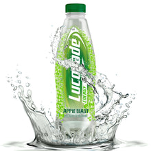 Load image into Gallery viewer, 12 Pack of 900ml Lucozade Refreshing Energy Apple Sparkling Drink with Sugars