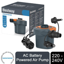 Load image into Gallery viewer, Bestway Sidewinder D Cell Battery 6V Electric Or AC Battery Powered Air Pump