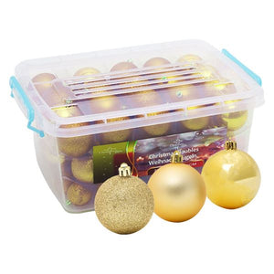 Christmas 70 Small Colour Gold Various Measures Decorations Gifts