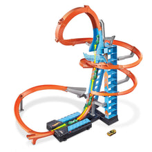Load image into Gallery viewer, Hot Wheels Sky Crash Thrilling  Tower Race Track Set With Diecast Car