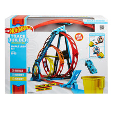 Load image into Gallery viewer, Hot Wheels Track Builder Unlimited Triple Loop Kit