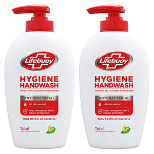 2pk of 250ml Lifebuoy Pine and Thyme Oil Anti-bac Hygiene Handwash, 250ml