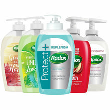 Load image into Gallery viewer, 3pk of 250ml Radox Anti-Bac or Feel Ready Hand wash