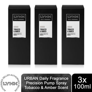 3 Pack Lynx Deodorant Pump Spray Ice Chill/Urban/Signature, 100ml