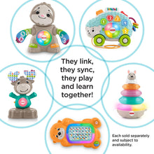 Load image into Gallery viewer, Fisher-Price Linkimals Smooth Moves Sloth with Musical Moose Baby Toy