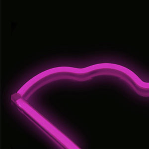 Aquarius Neon Cloud Shape Neon Light Pink Color LED Night Lights