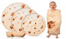 Load image into Gallery viewer, Haven Soft Baby Round Flour Burritos Tortilla Flannel Blanket, 120x120cm