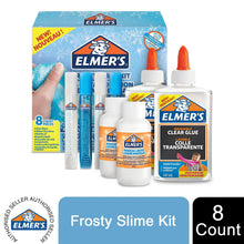 Load image into Gallery viewer, Elmer's Slime Kit Glue Frosty with 8 Pc Clear Glitter GluePens &amp; MagicalLiquid