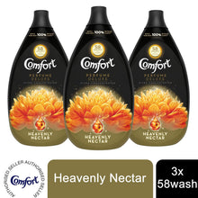 Load image into Gallery viewer, Comfort Fabric Conditioner Heavenly Nectar 58W 870 ml- Pack of 3