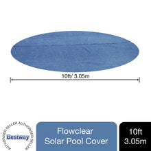 Load image into Gallery viewer, Bestway Flowclear Above Ground Fast Set 10ft Solar Swimming Pool Cover