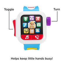 Load image into Gallery viewer, Fisher-Price Laugh &amp; Learn Time to Learn Smartwatch, Musical Baby Toy