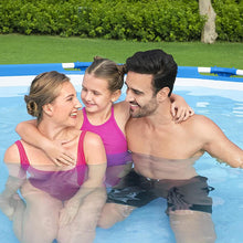 Load image into Gallery viewer, Bestway Round Steel Pro Blue or Steel Pro MAX Stone Wall Pool with Filter Pump