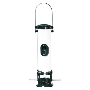 Peckish Bird Feeder All Weather Large Seed 4 Metal ports + Perches