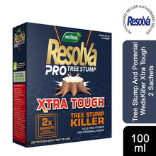 Load image into Gallery viewer, Resolva Pro Tree Stump And Perrenial Weds Killer Xtra Tough Sachets, 2 x 100ml