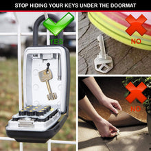 Load image into Gallery viewer, Master Lock Key Safe Portable with Shackle Push-button for Outdoor Use 5422EURD