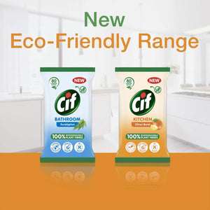 3pk Cif Power & Shine Biodegradable Wipes, 80 Sheets