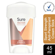 Load image into Gallery viewer, 6x 45ml Sure Women 96 H Anti-Perspirant Deodrant Cream For Maximum Protection