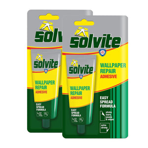 Solvite Wallpaper Repair Adhesive Easy-Spread Formula for Seam Repair 2x56g