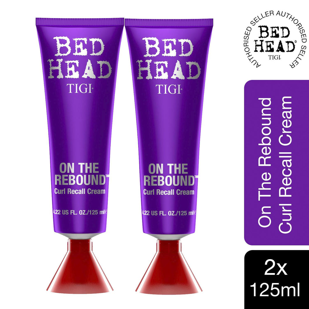 Bed Head by Tigi On The Rebound Curl Cream for Defined Curly Hair 125ml,2pk