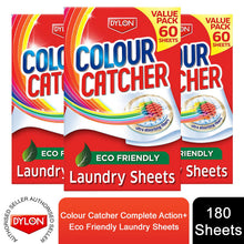 Load image into Gallery viewer, Colour Catcher Complete Action+ Laundry Sheets, 60 Sheets, 3 Packs