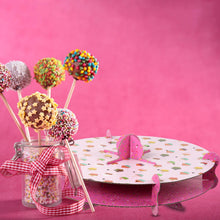 Load image into Gallery viewer, Let's Get Baking! 2 Tier Cake Pop Up Display Stand, Hold Up to 32 Pop-Ups