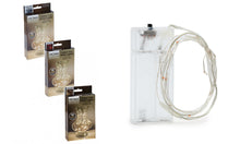 Load image into Gallery viewer, 10 LED Bulbs on Copper Tone Wire With Battery Assorted
