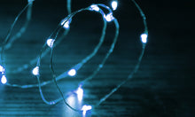 Load image into Gallery viewer, 10 LED Bulbs on Copper Tone Wire With Battery Assorted