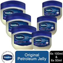 Load image into Gallery viewer, 6x 50ml or 100ml Vaseline Original Protecting Jelly 3x Purified Skin Protectant