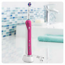 Load image into Gallery viewer, Oral-B Pro 2 2500 3D White Electric Rechargeable Toothbrush Pink