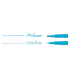 Load image into Gallery viewer, Paper Mate Pens Flair Felt Tip 07mm Medium Point Assorted Candy POP Colours 24Pc
