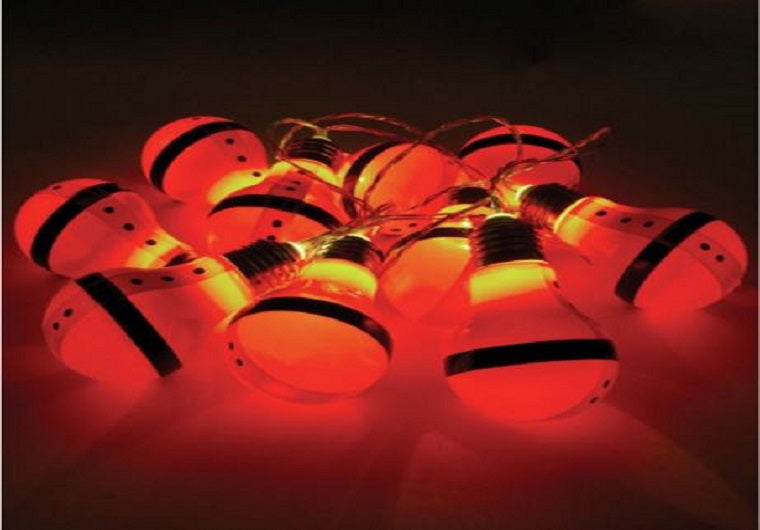 10 LED Santa Bulb String Light