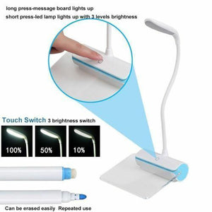 Led Desk Lamp Rechargeable Message Board Desk Light