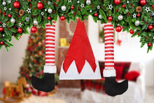 Load image into Gallery viewer, Santa Design Pair Of Legs With Boot &amp; Hat For Xmas Tree Header