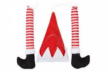 Load image into Gallery viewer, Santa Design Pair Of Legs With Boot &amp; Hat For Xmas Tree Header