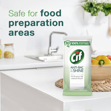 Load image into Gallery viewer, 3pk Cif Power &amp; Shine Biodegradable Wipes, 80 Sheets
